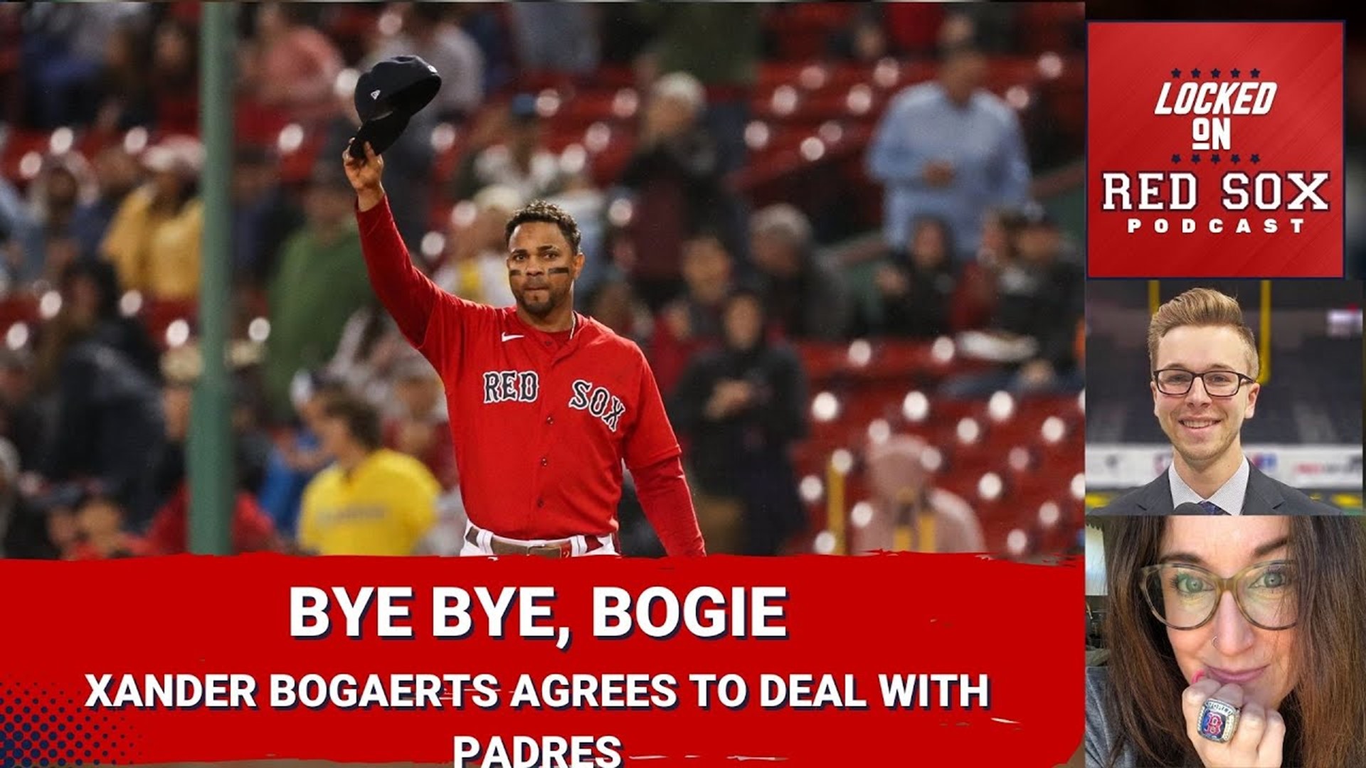 Xander Bogaerts Boston Red 2013-2022 thank you for the memories