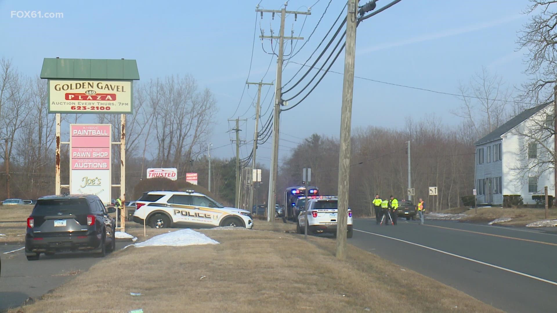 A teenager is fighting for her life and a person is in custody after a pedestrian was struck by a vehicle in East Windsor Sunday afternoon, according to police.
