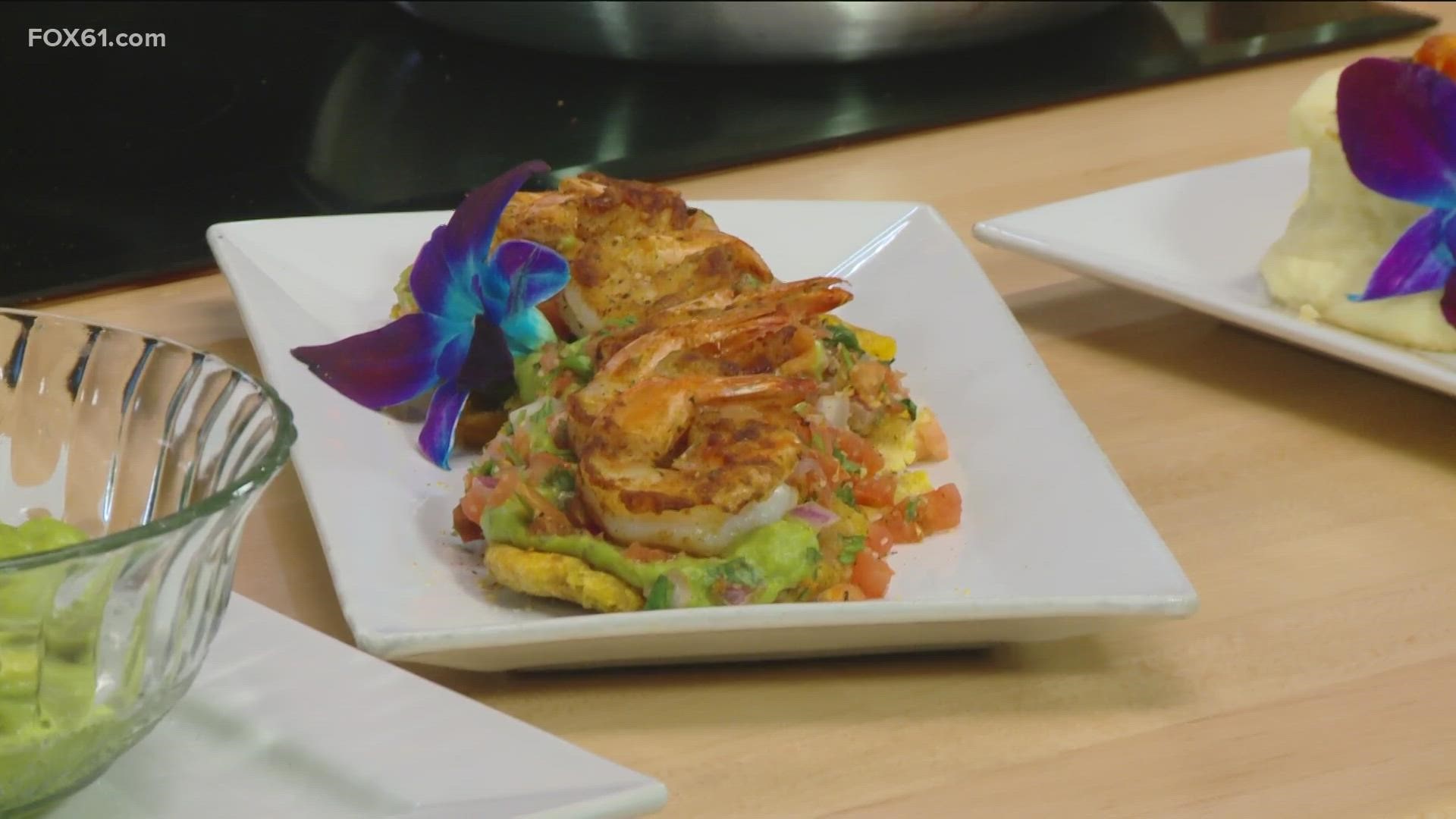Owner Jeromy Miles and Executive Chef Allen Brown of Soulbaila show us how to make delicious Cajun shrimp tostones that are sure to warm you up on a damp winter day.