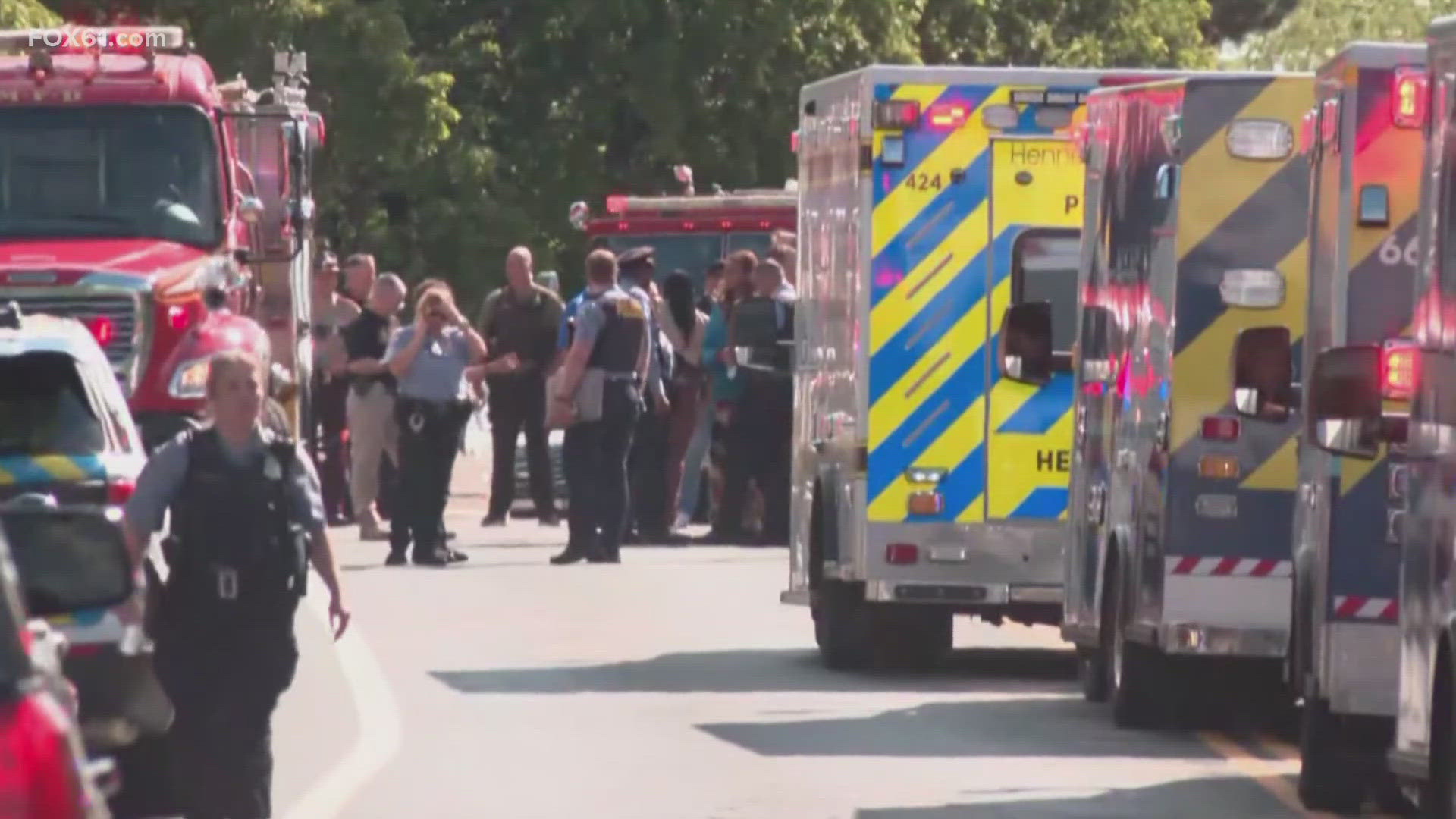 Two children, ages eight and 10, were killed, and 17 people were hurt, including 14 other kids.