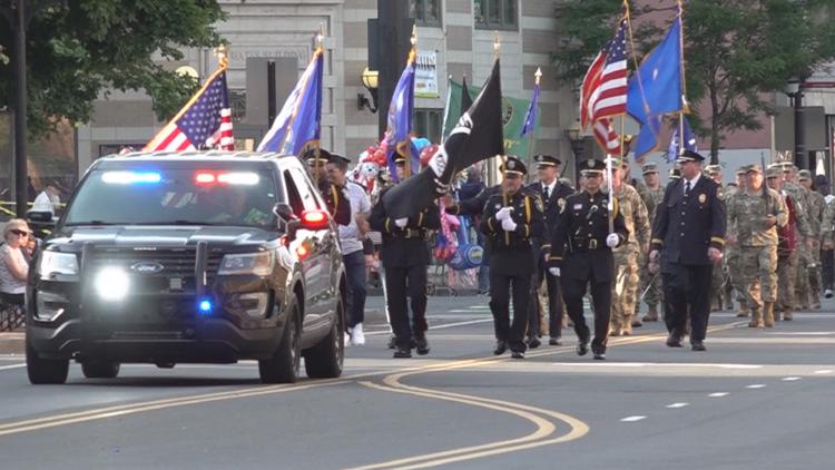 Honoring fallen soldiers in New Britain Memorial Day Parade