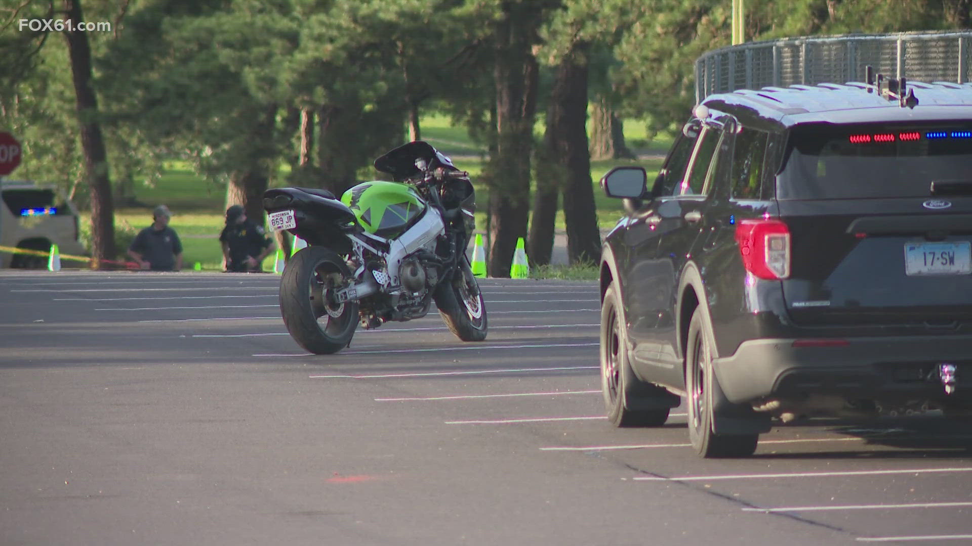 Police asked people to avoid the area of Henry Park during their investigation.