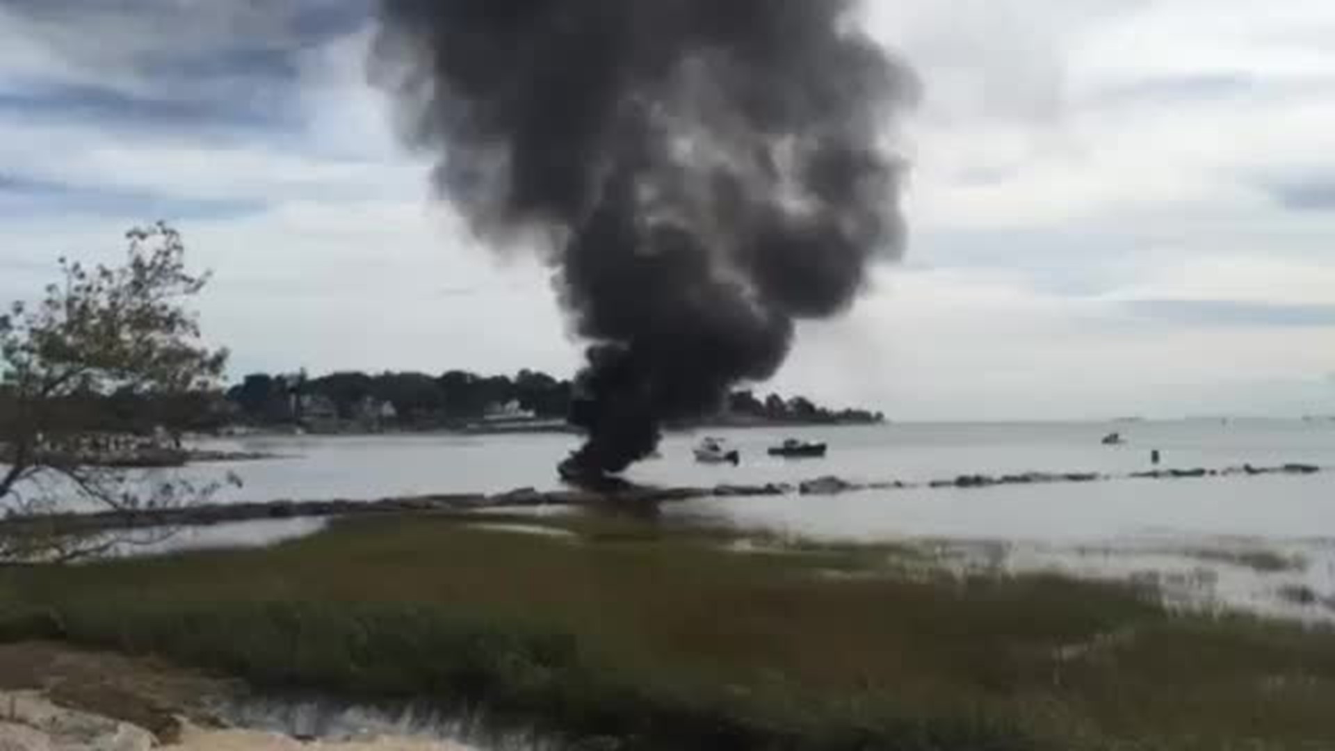 Milford Boat Fire