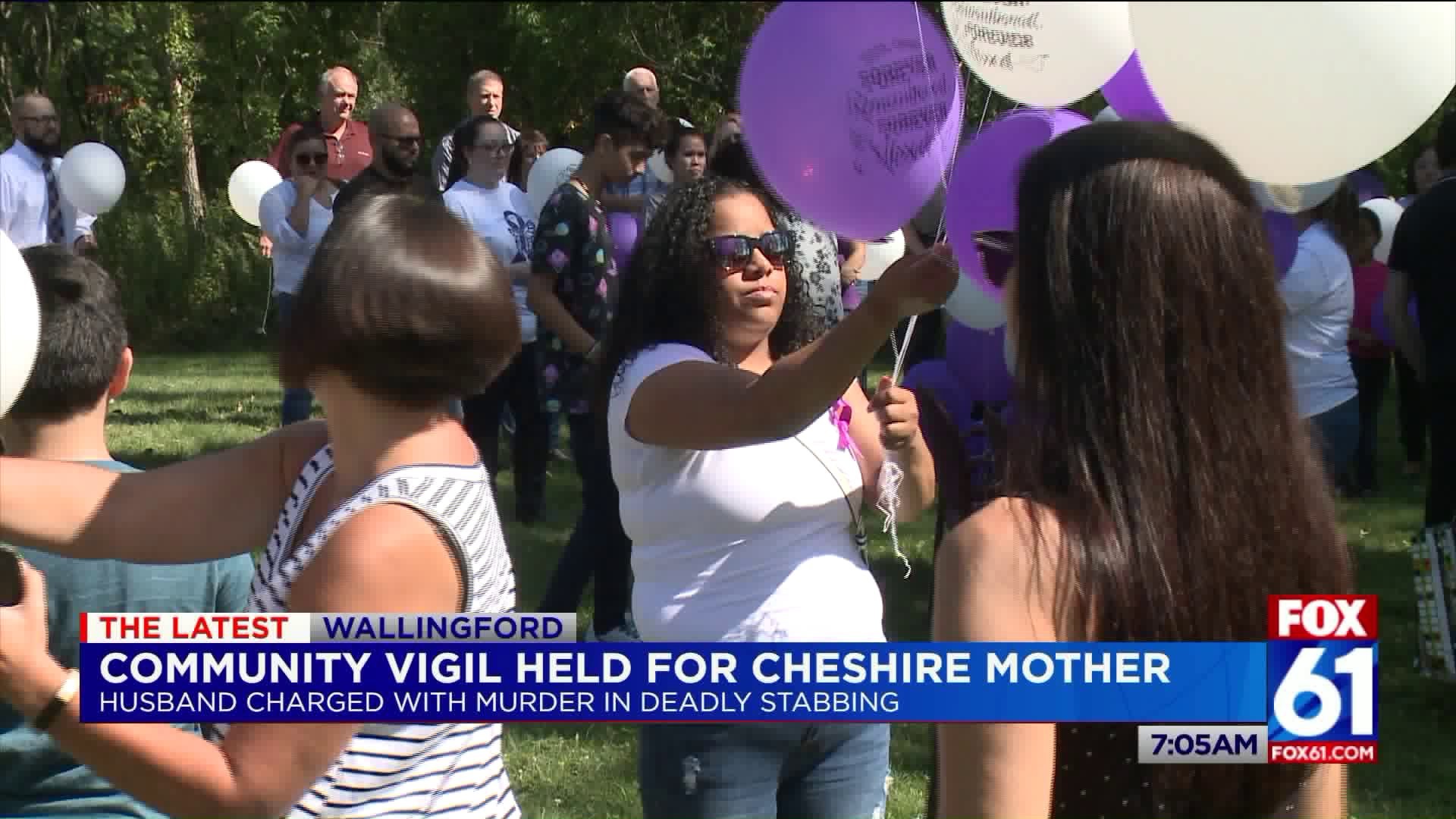 Vigil for Cheshire mom