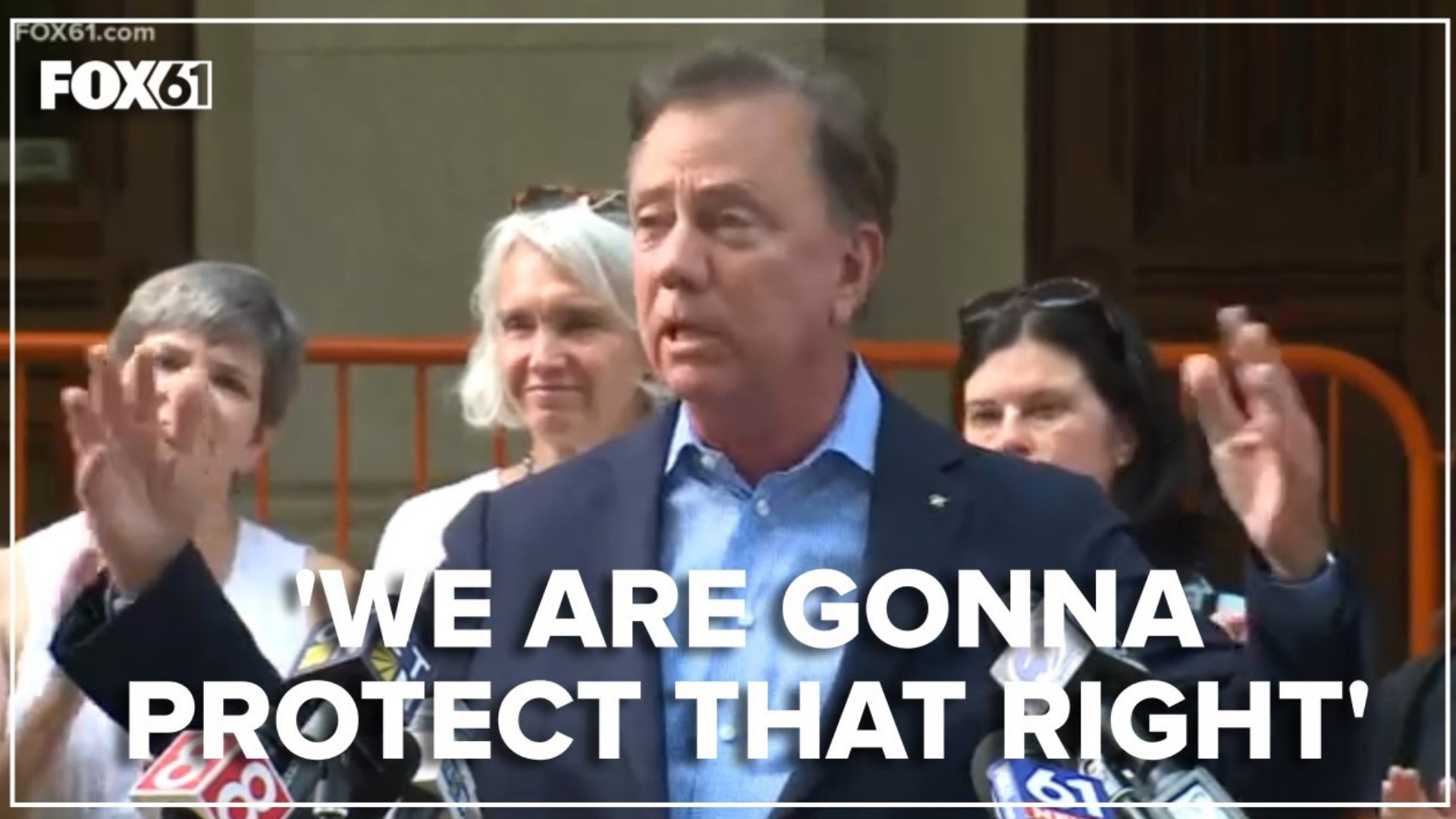 Gov. Ned Lamont vows to continue to let women have the right to choose in the state of Connecticut.