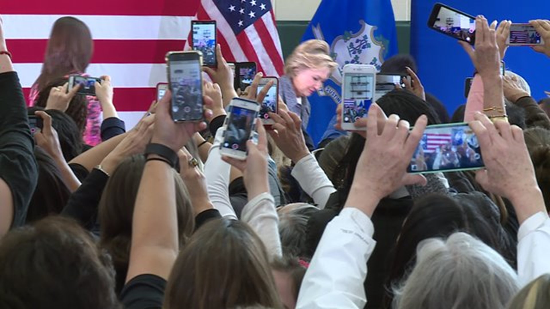 Hillary Clinton in Connecticut