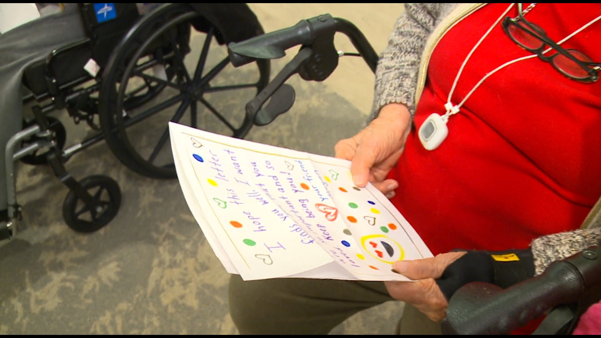 The residents at Mary Wade Nursing Home in New Haven celebrated Valentine's Day early with the help of the United Way of CT.