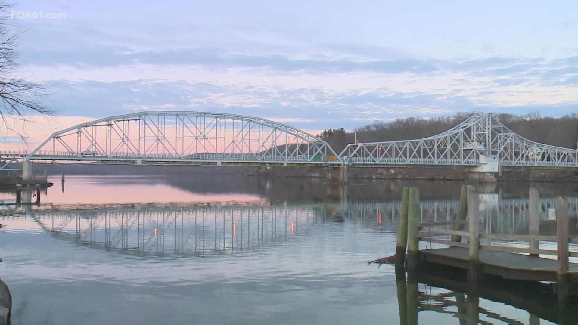 The bridge has spanned the Connecticut River for 110 years, and the eastern end is the home of the Goodspeed Opera House.