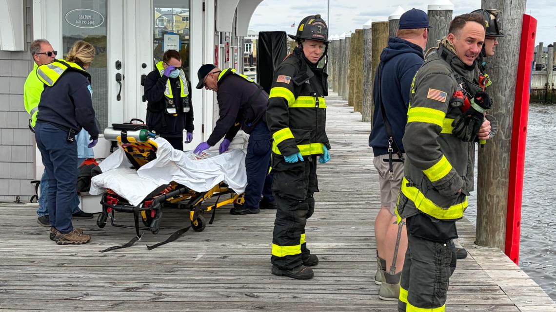 Kayaker rescued from frigid Connecticut River waters near Old Saybrook lighthouse
