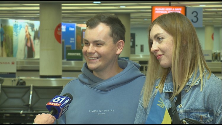 Newlywed couple finds safety in Connecticut after fleeing Ukraine
