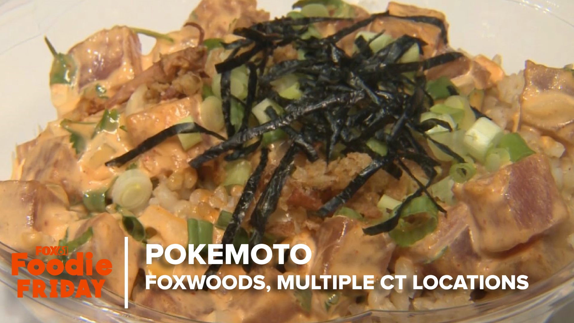 Pokemoto serves customizable Hawaiian-style poke bowls. FOX61's Rachel Piscitelli visits the Foxwoods location for Foodie Friday.