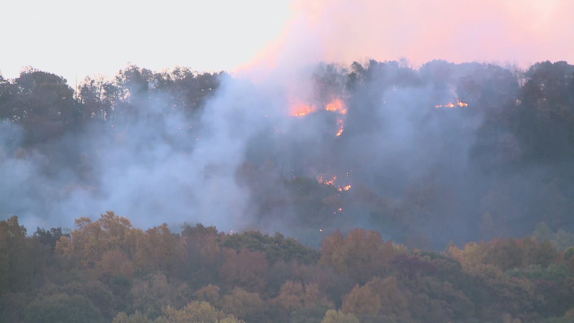 Firefighters are still working hard to put out a fire that started on Monday on Lamentation Mountain. So far, it has burned 90 acres of land.