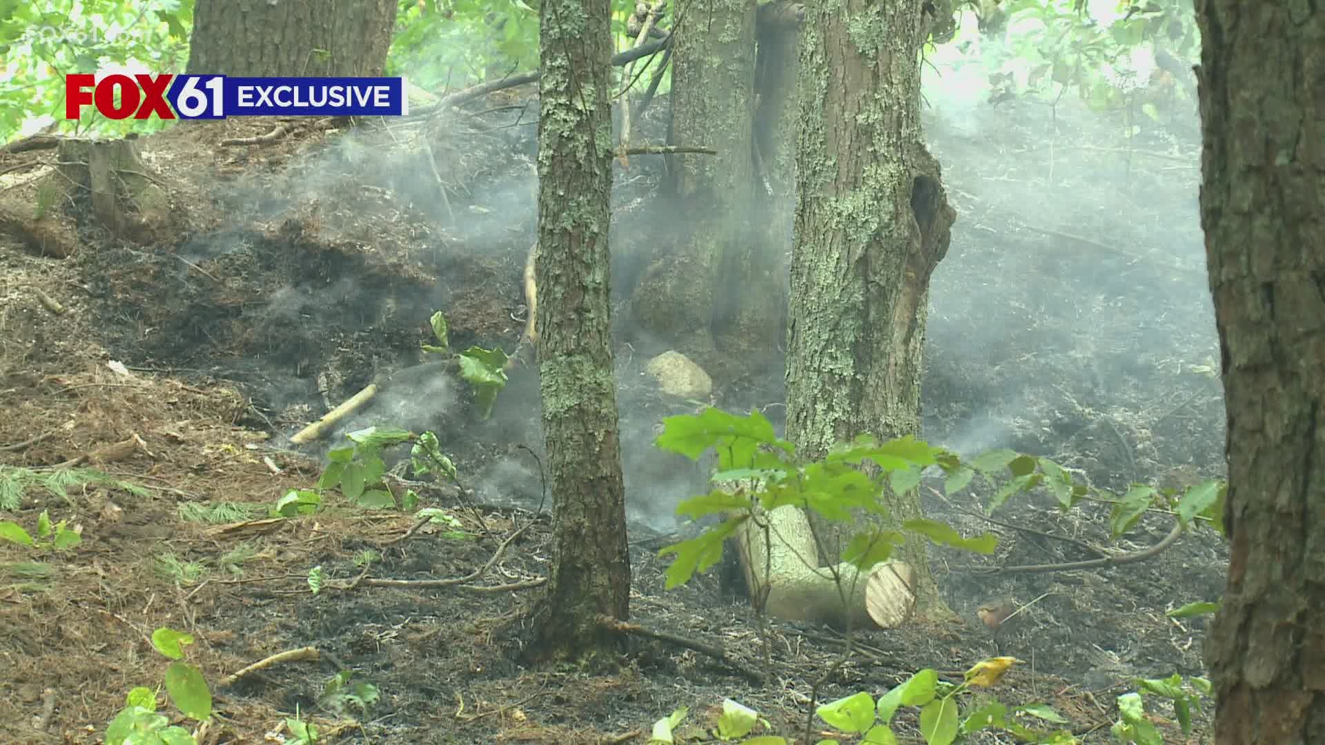 School in area to have virtual learning today due to fire.