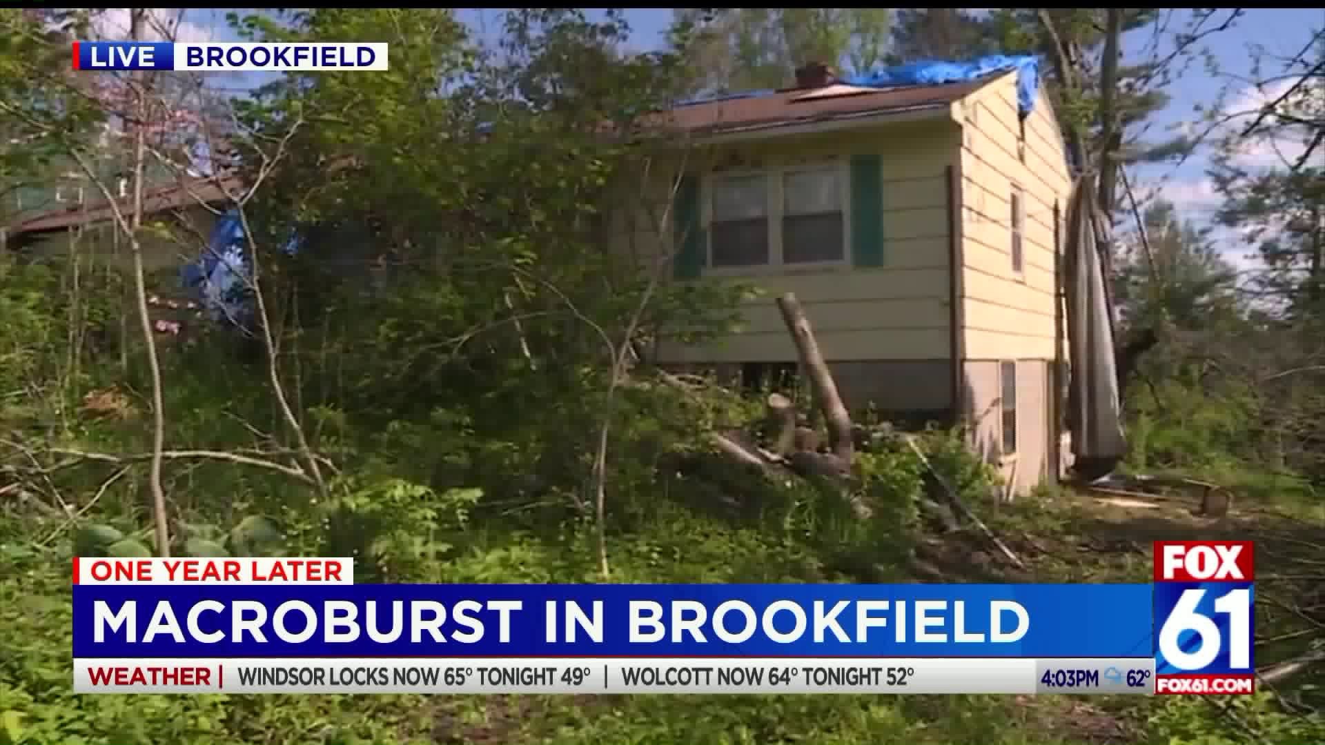 One Year Later: Brookfield Macroburst damage