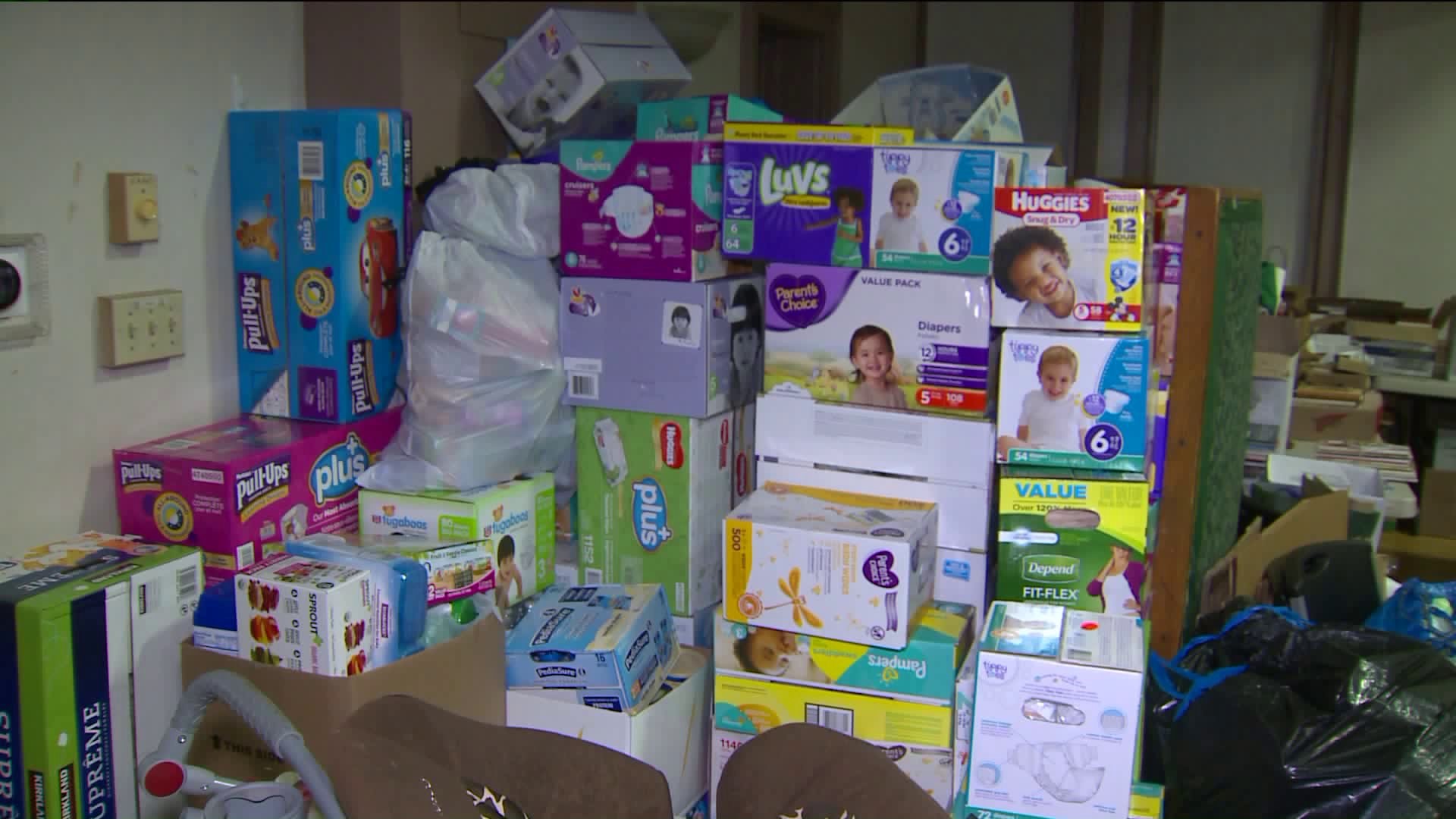 Naugatuck collects diapers for Houston