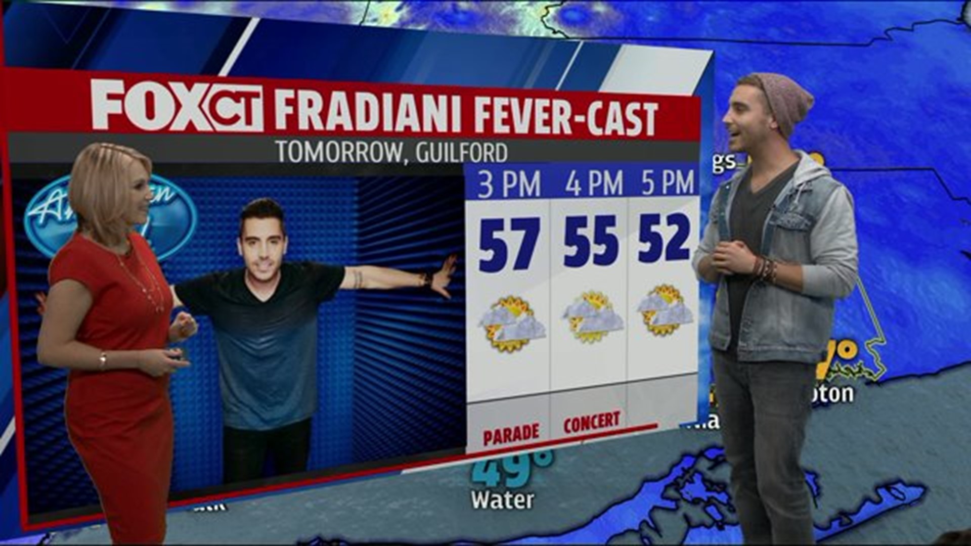 Nick comes on set for the Fradiani Fever forecast