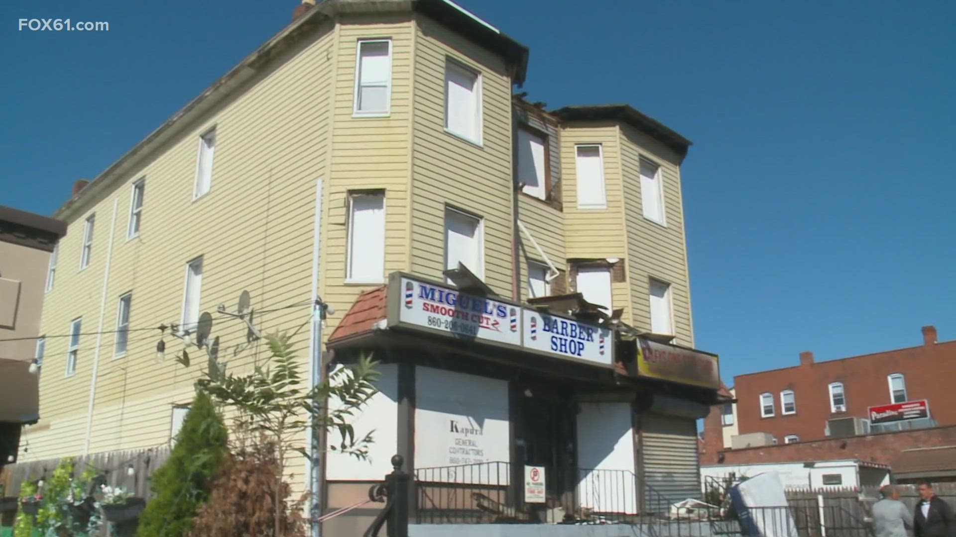 According to fire officials, two rescues were made off the third floor, and four more people were rescued from the stairs off the second floor.