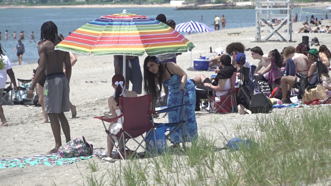 Beachgoers flock to Hammonasset after rainy Memorial Day weekend across Connecticut