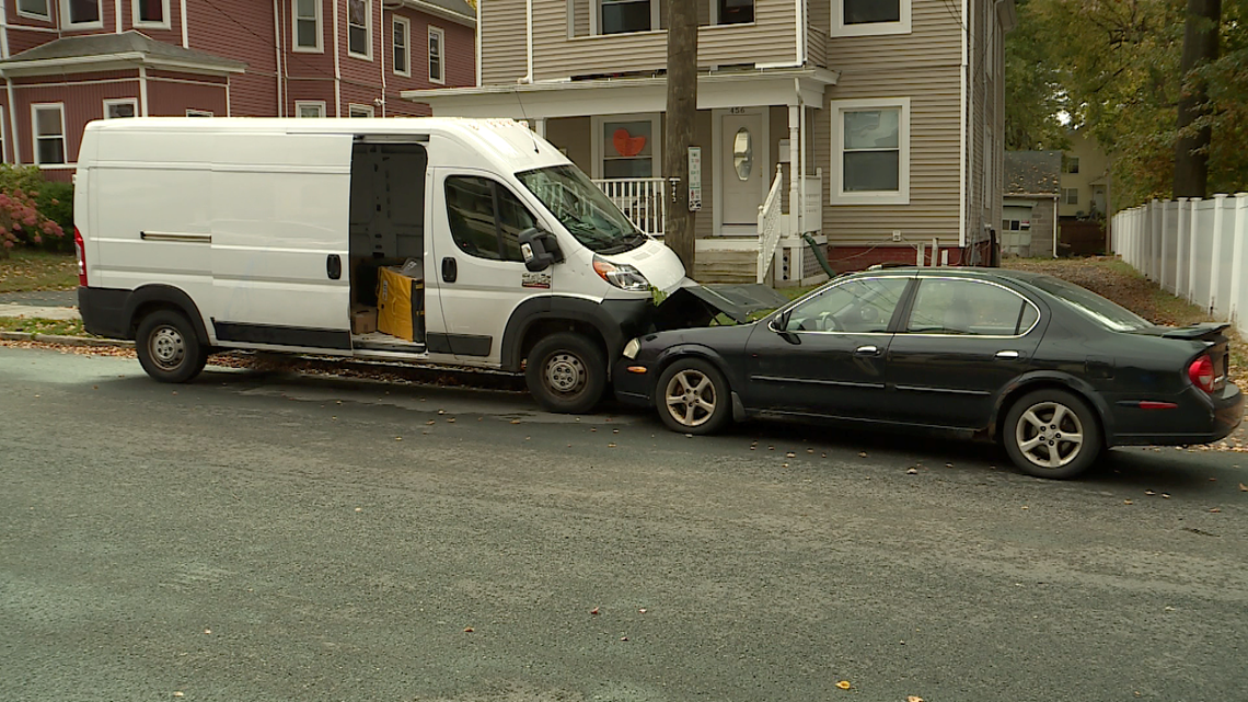Amazon delivery van stolen and crashed in Hartford, police searching