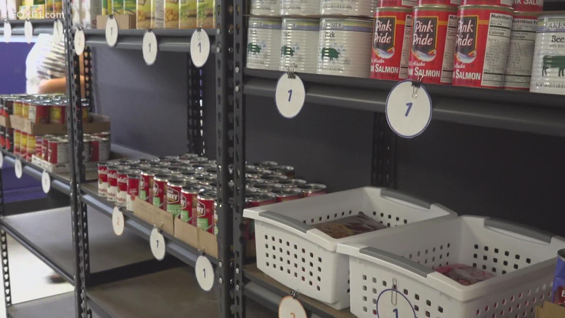 Those who work in the food pantry said they have seen a 50% increase in clients.