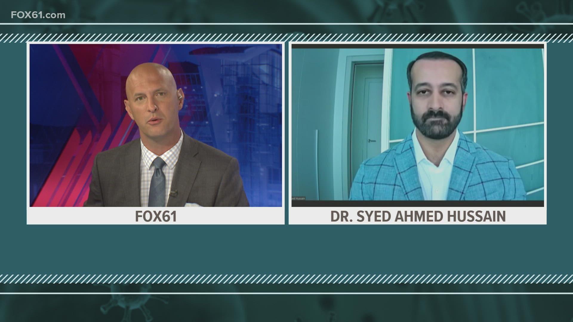 Dr. Syed Hussain from Trinity Health of New England answers questions regarding the Delta variant and kids heading back to school