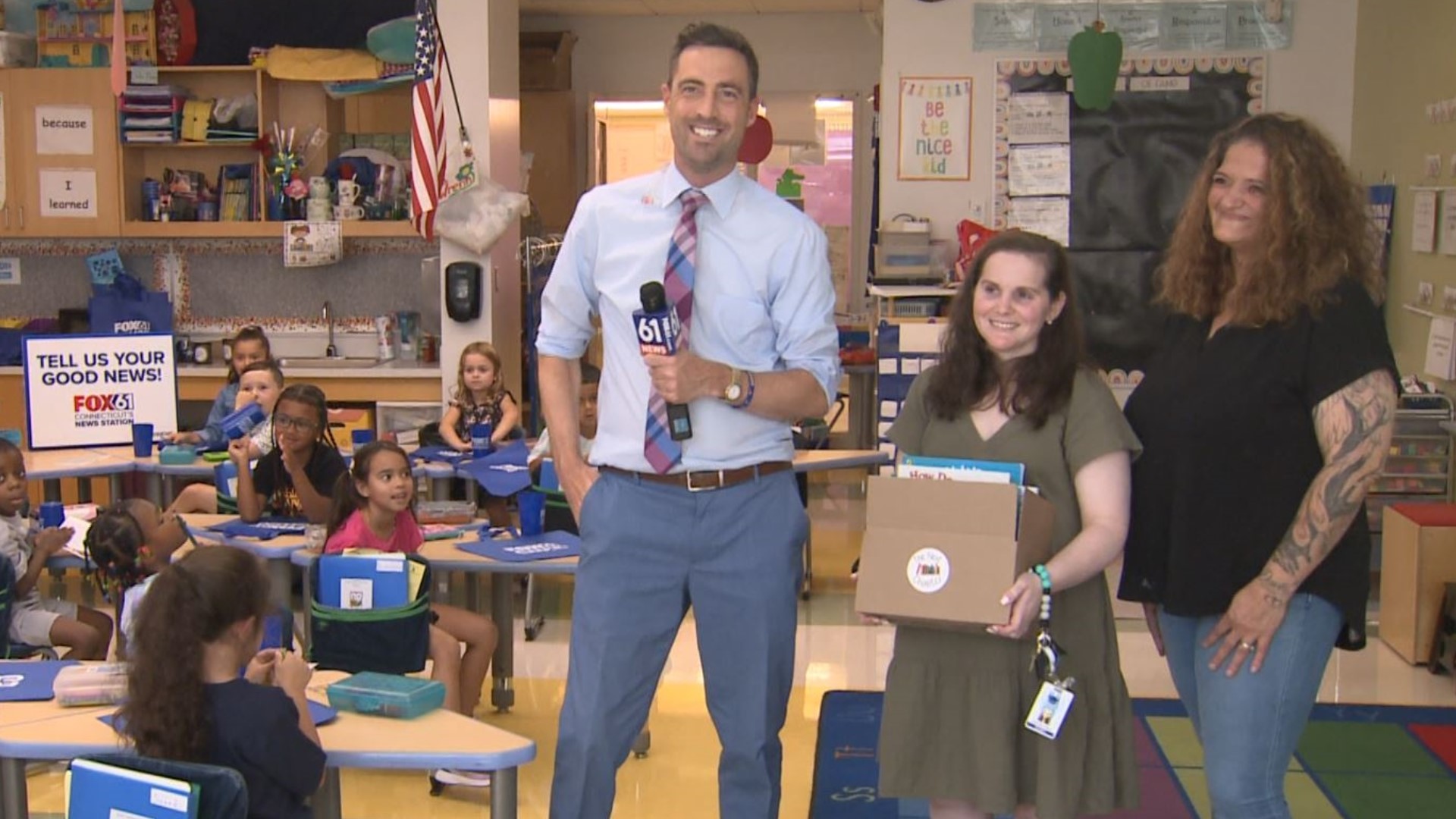 A teacher at this Bristol elementary school as been recognized as an outstanding educator.