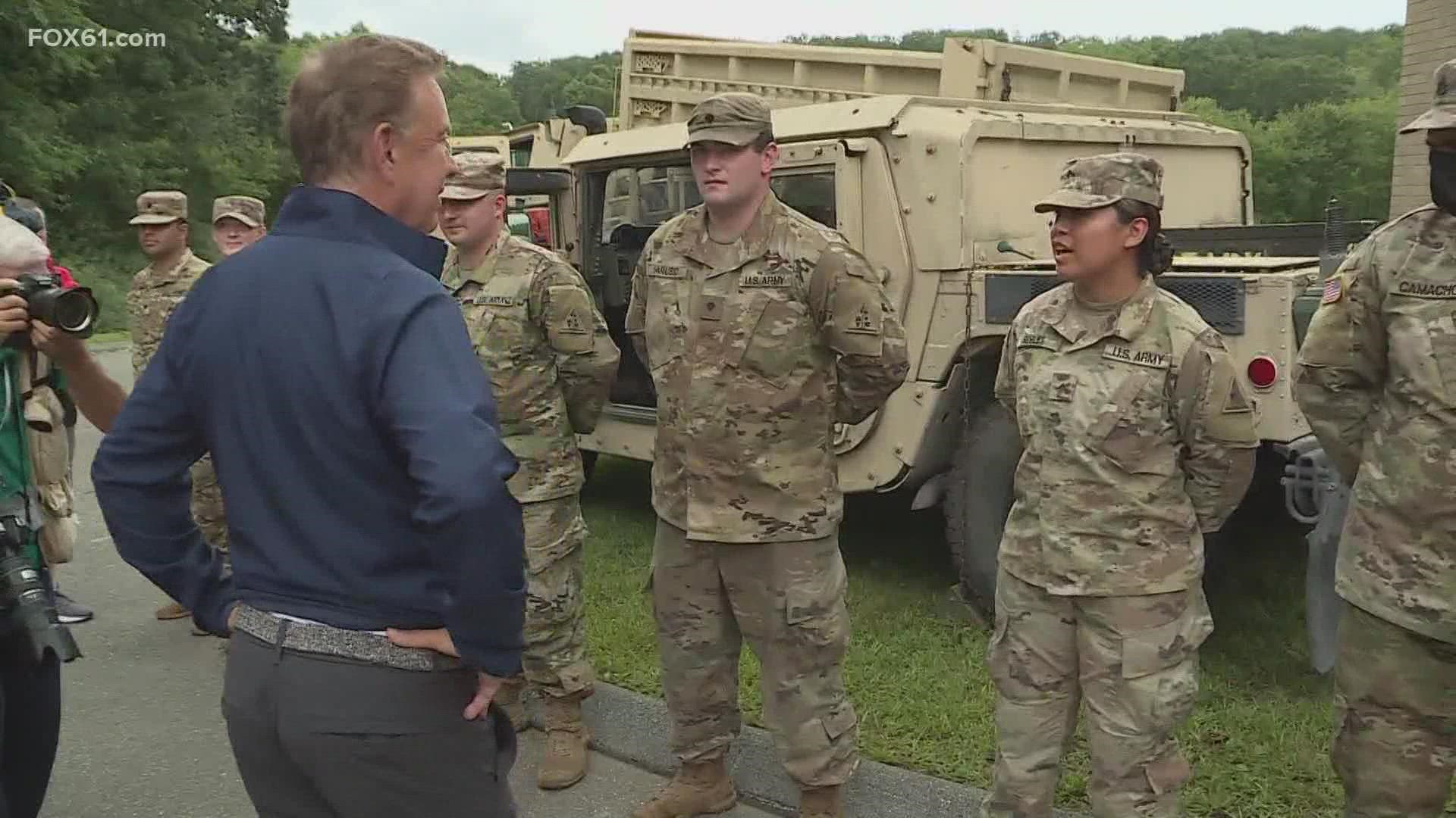 National Guardsmen and women have been working for over a year and a half, dealing with COVID-19 and severe storms.