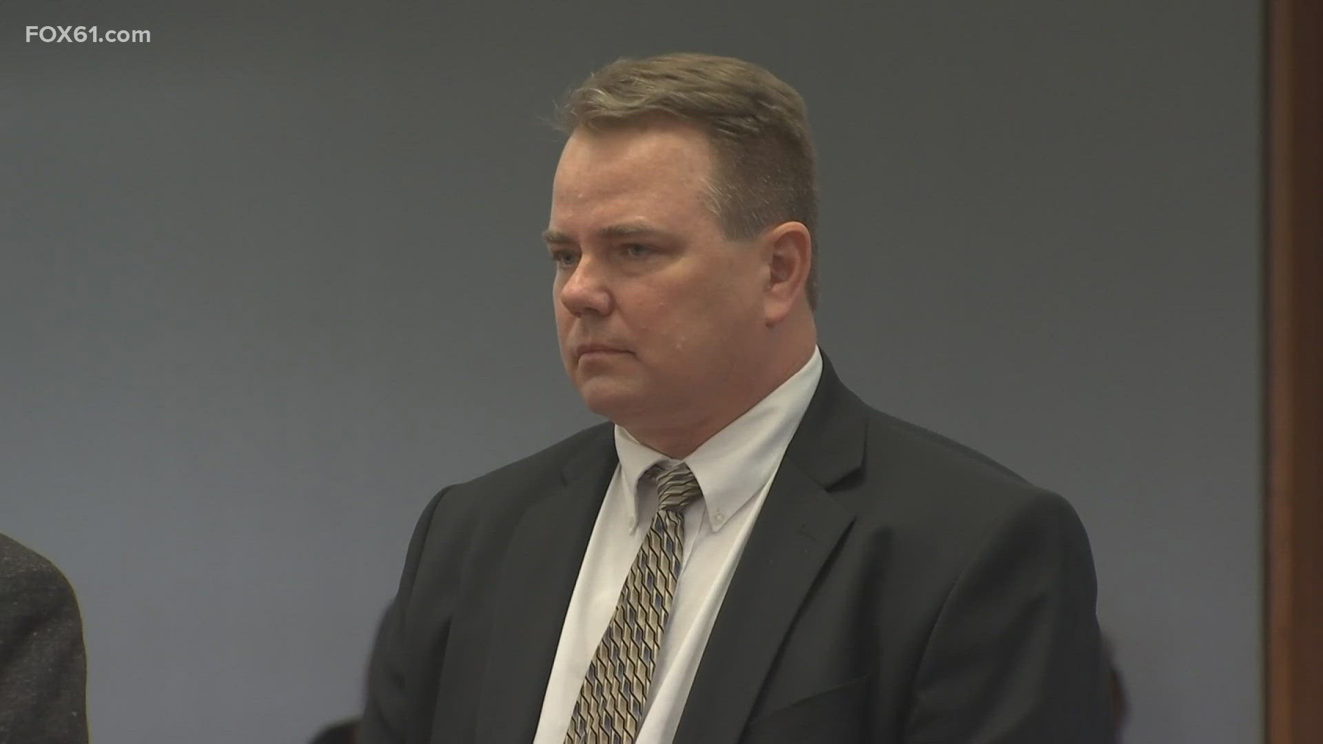 Philip Pietras, charged with embezzling money from nearly a dozen clients, appeared in Rockville Superior Court Tuesday.