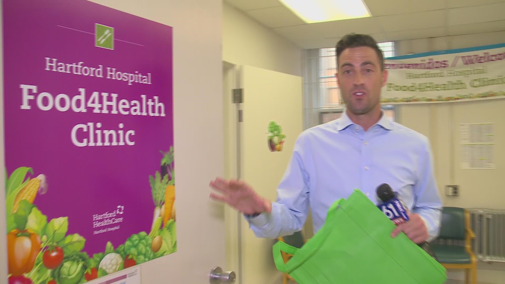 It's part grocery store, part clinic! FOX61's Keith McGilvery has a look into the Hartford Hospital Food 4 Health Clinic.