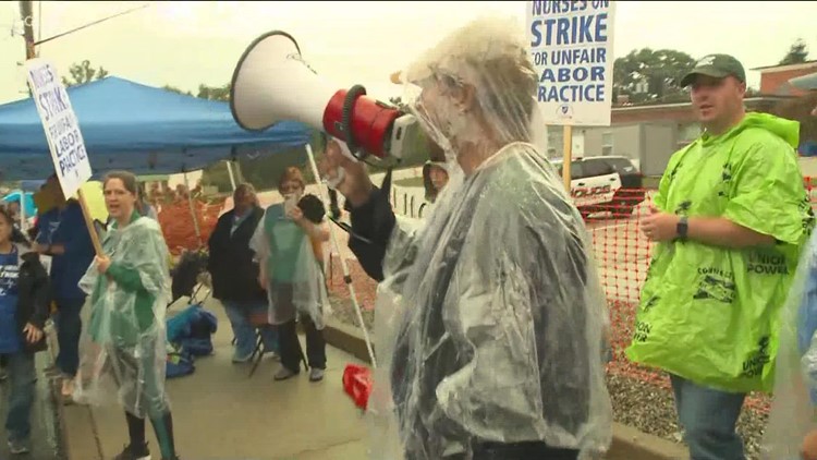 Windham Hospital nurses go on strike