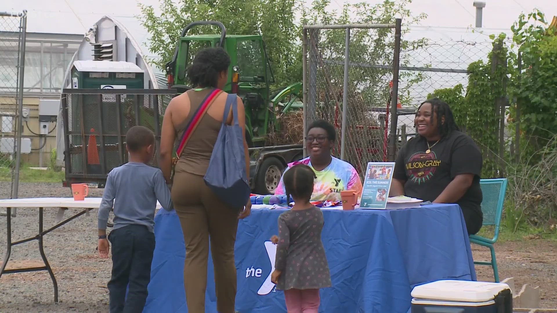 They hosted families on Friday for a celebration. With a focus on its mission of lifting people up to create a greener and healthier community.