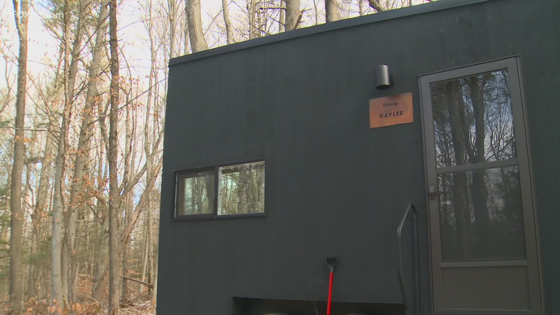 The big news in East Haddam? Think small. The "Tiny Cabin" trend has arrived in Connecticut.