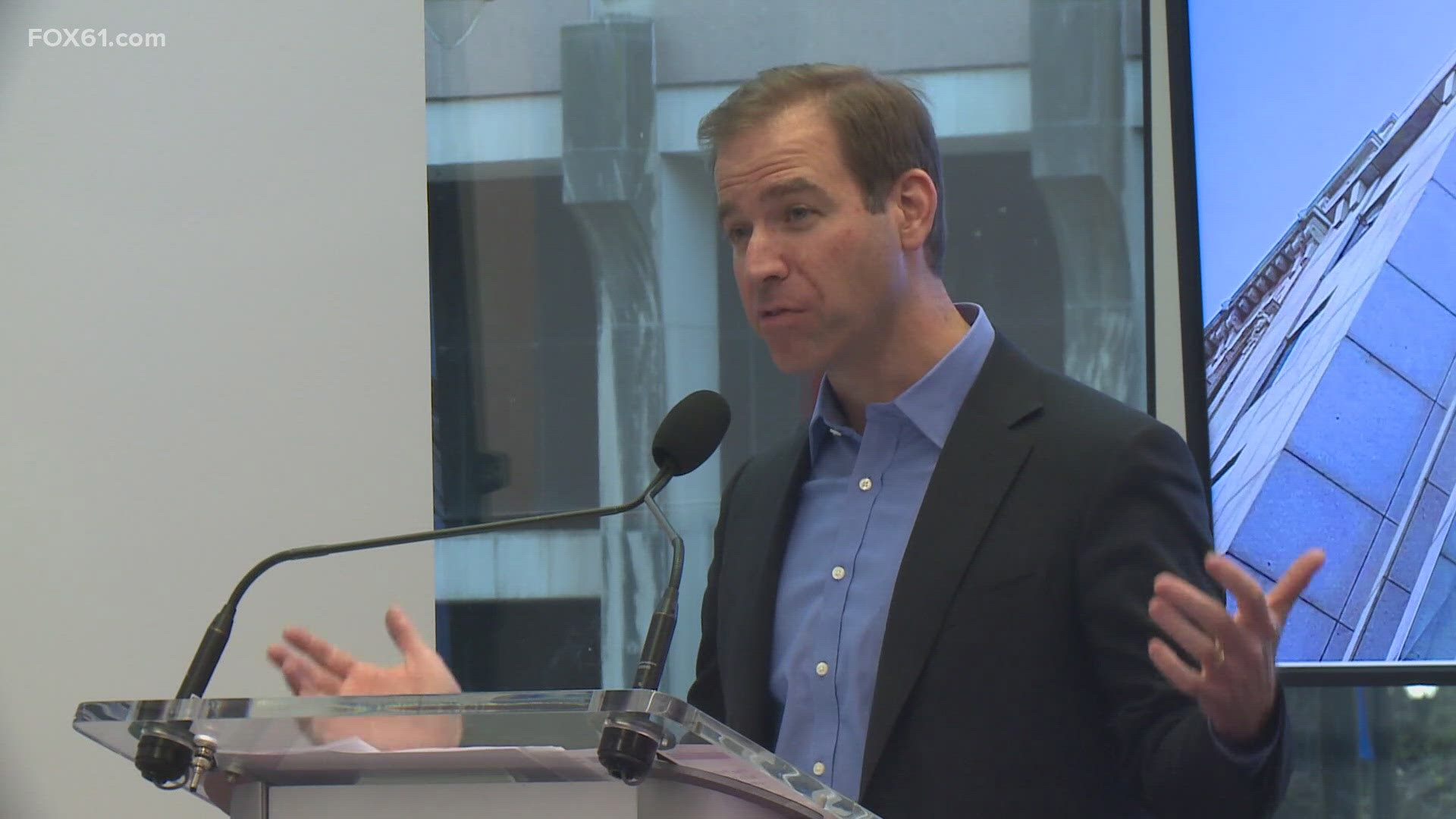 Bronin announced his run on X early Wednesday morning. He'd be running in the first congressional district, a seat currently held by Rep. John Larson (D).