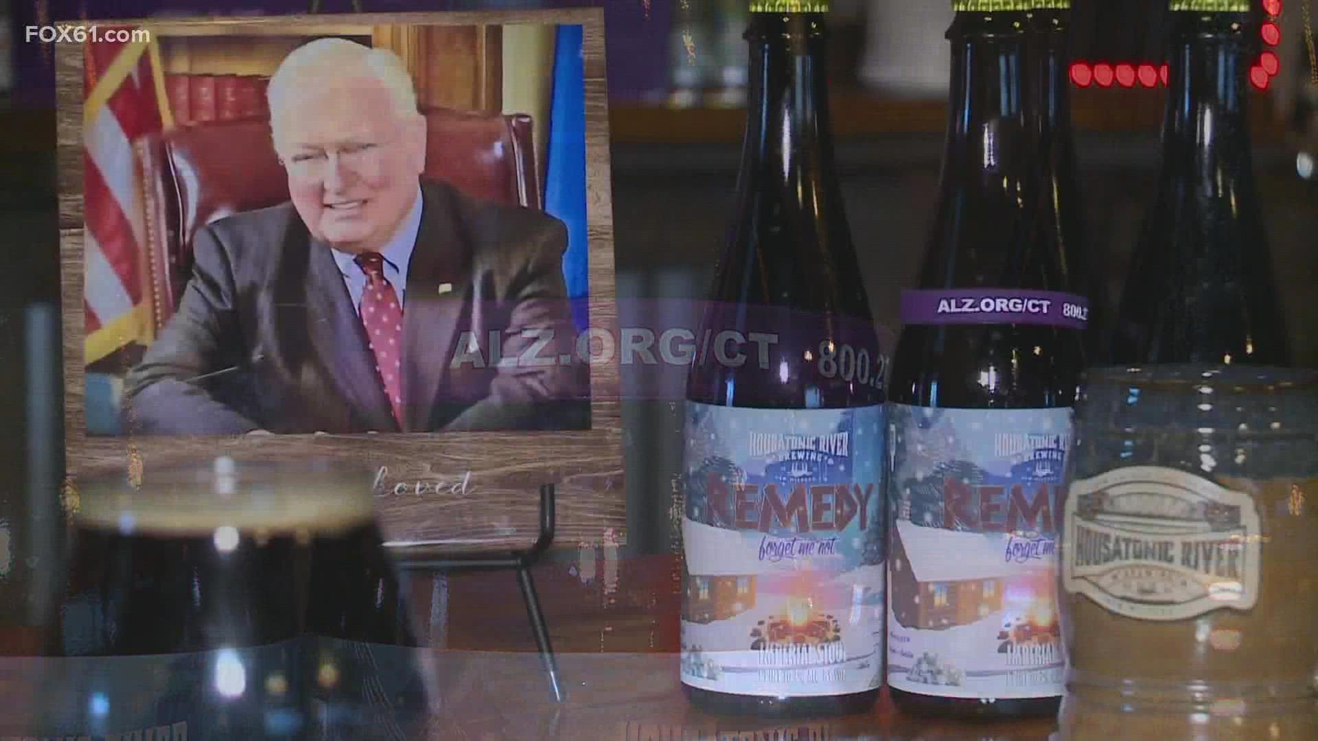 The brewing company is paying homage to the owner's father who died while battling dementia.