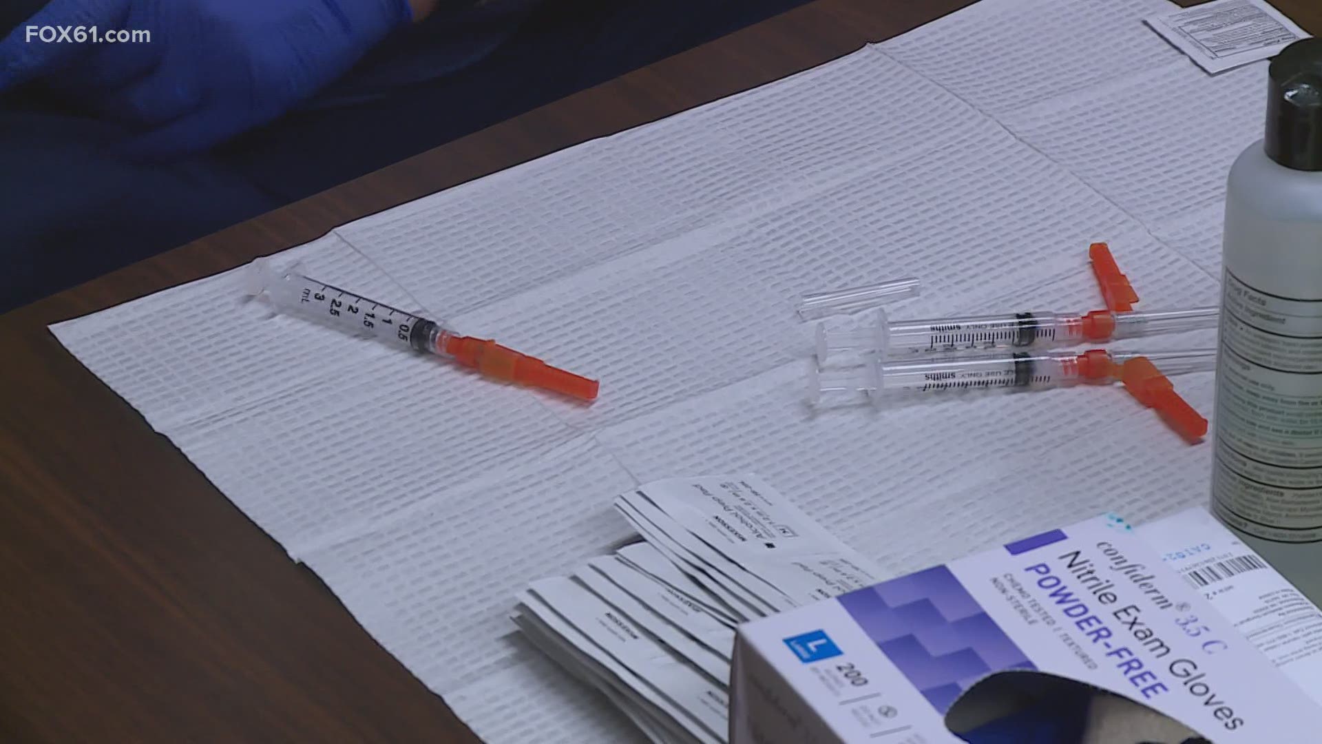 Governor Ned Lamont announced Monday that people 65 and older can start scheduling vaccine appointments Thursday.