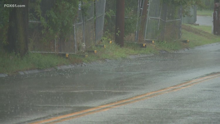 Heavy downpours cause flooding in Norwich area