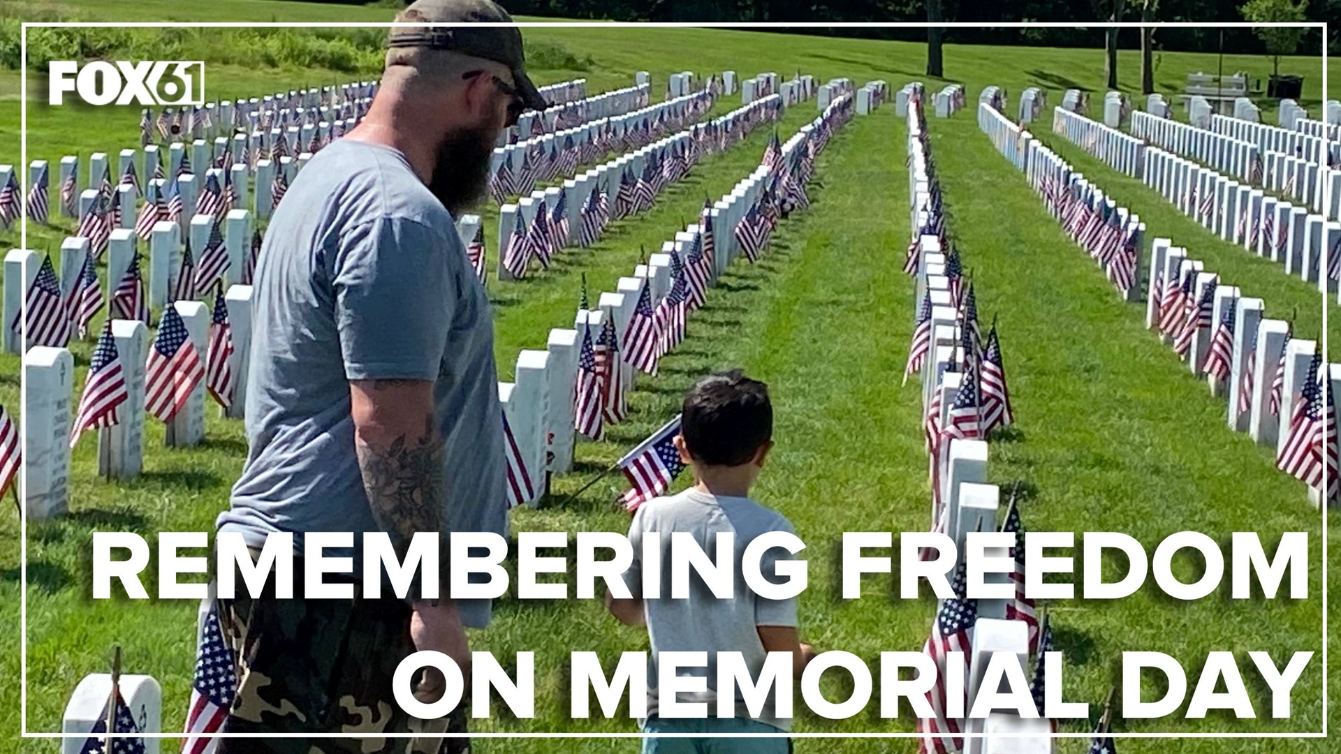 On this Memorial Day, the day is less celebratory and more somber at the cemetery as families and friends from all over showed up on Monday to honor veterans