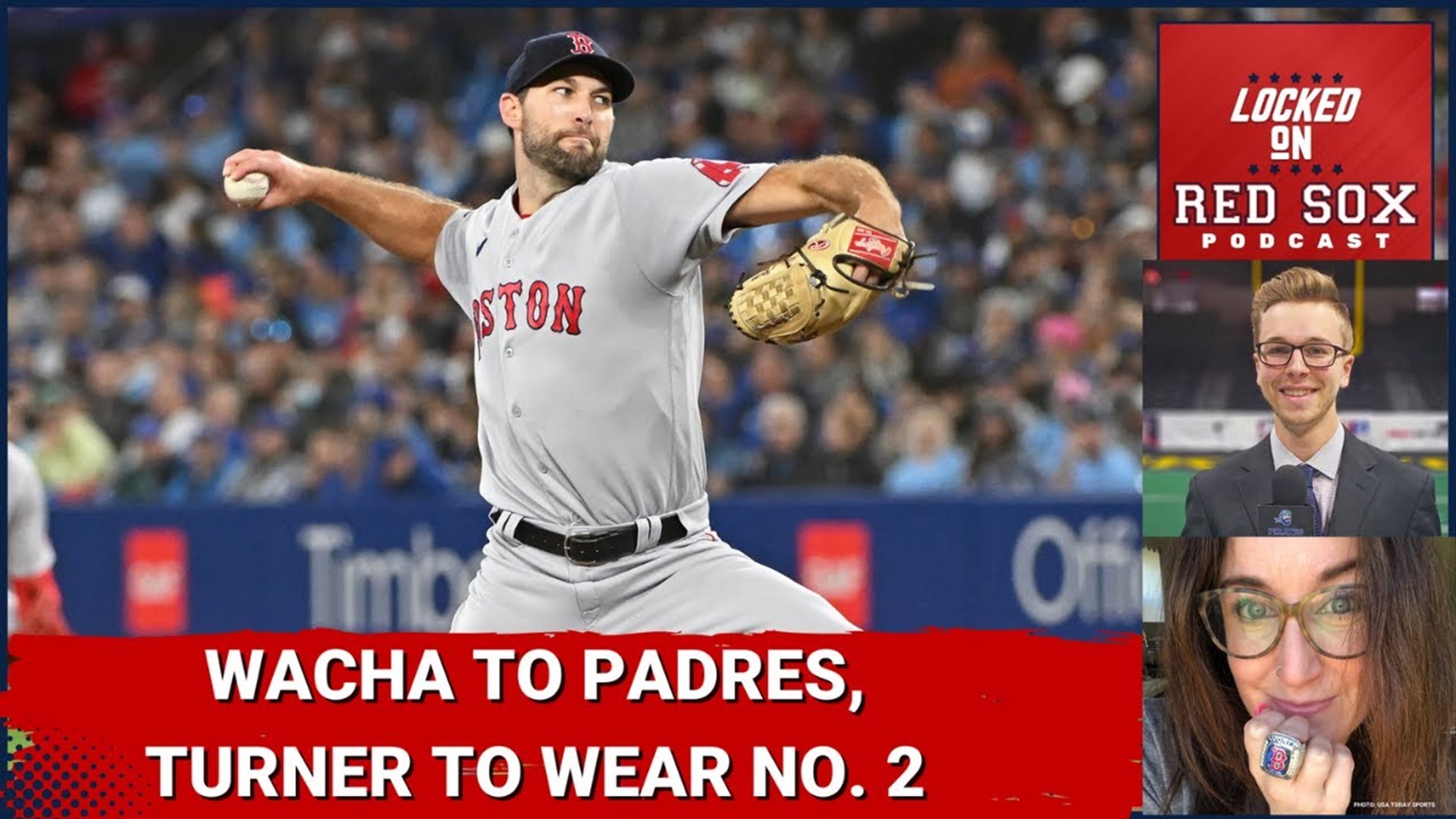 Ex-Red Sox pitcher Michael Wacha to Padres; Justin Turner wearing No. 2;  Bobby Dalbec to SS?