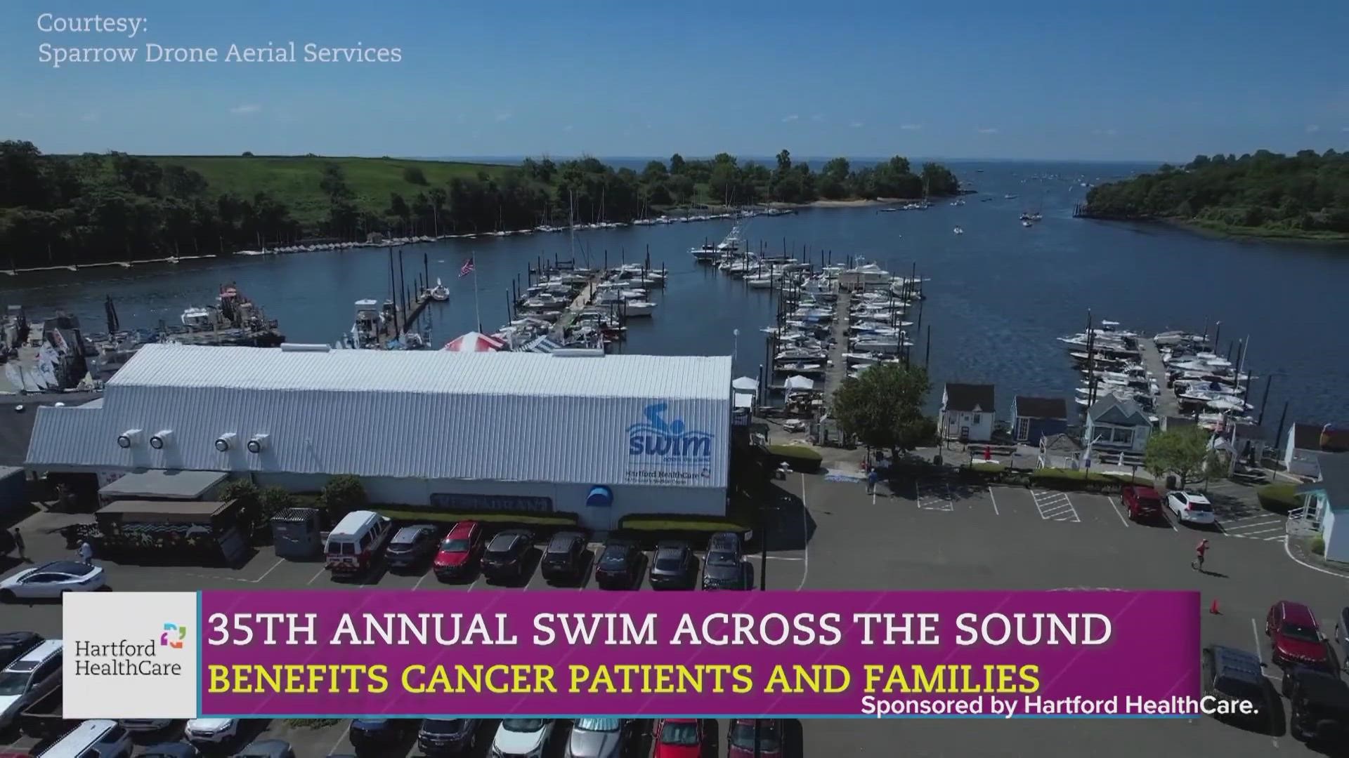 The 35th Annual St. Vincent's Medical Center's Swim Across The Sound raises funds to help cancer patients and their families.