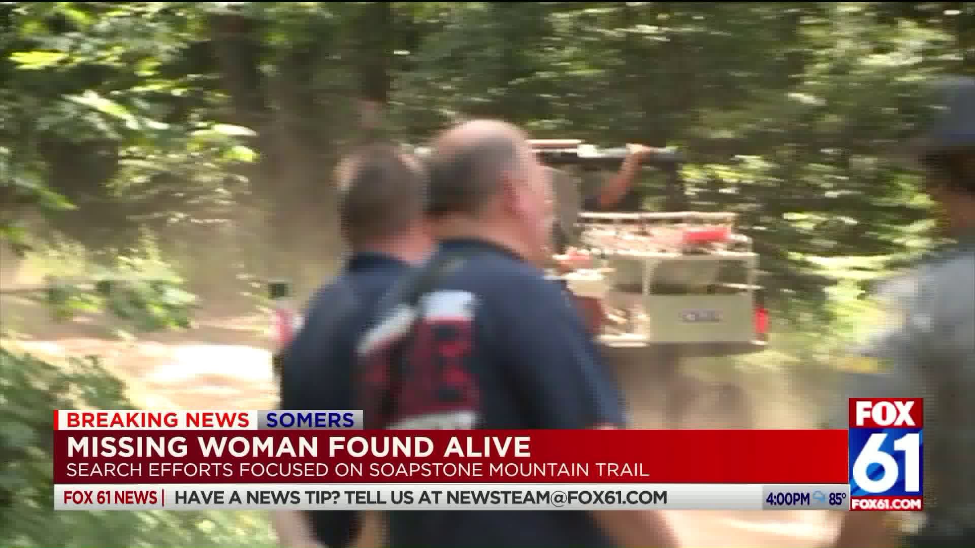 Woman missing on Soapstone Mountain located, taken to the hospital