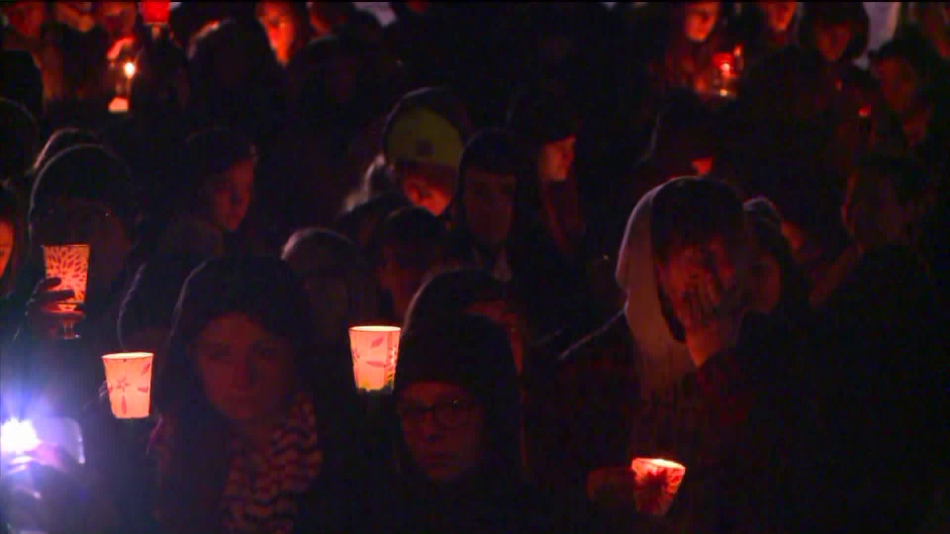 Hundreds attend vigil held for Watertown teens