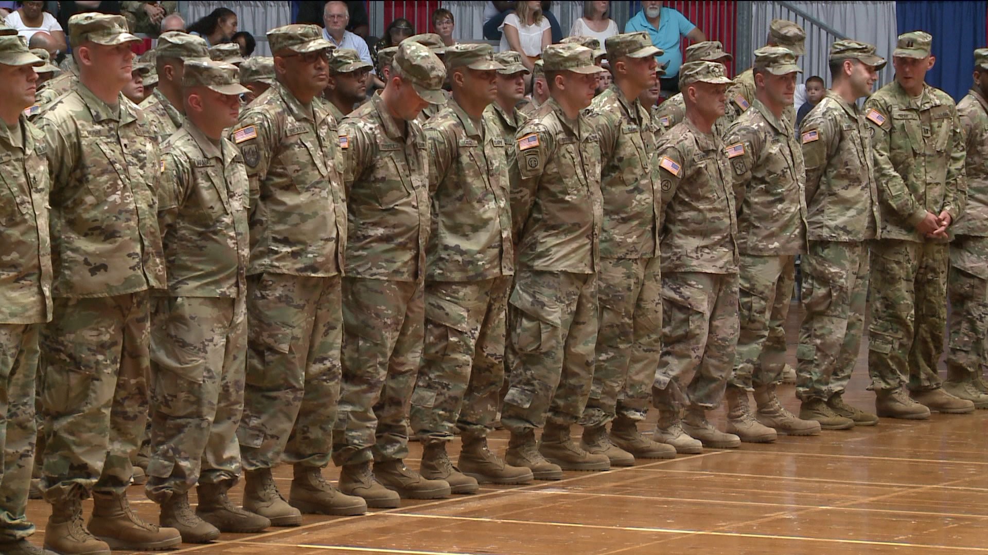 Dozens of CT National Guard members celebrate ahead of deployment