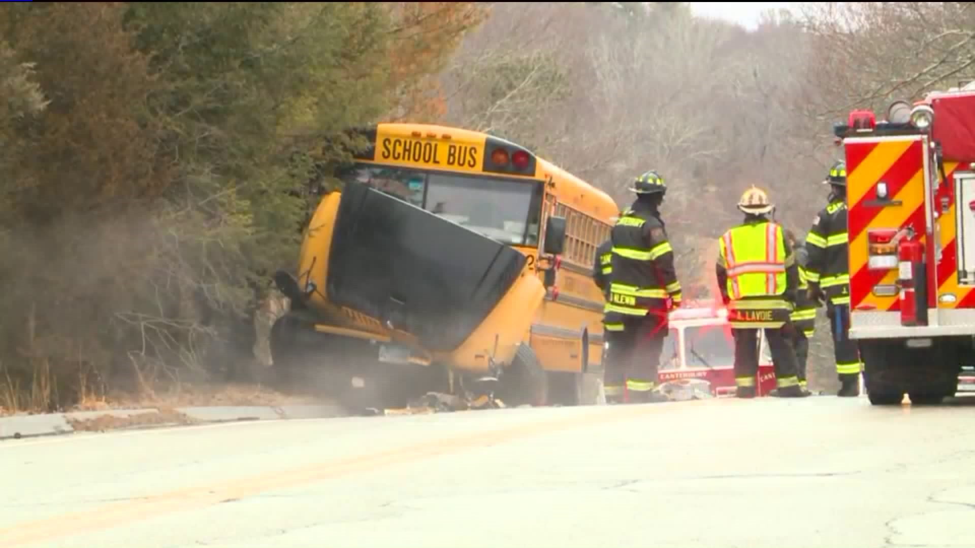 Canterbury students thankful bus accident wasn`t worse