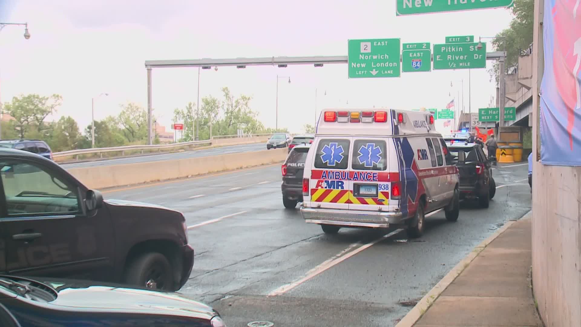 The car was stopped, suspect arrested, and the toddler is safely back with mom.