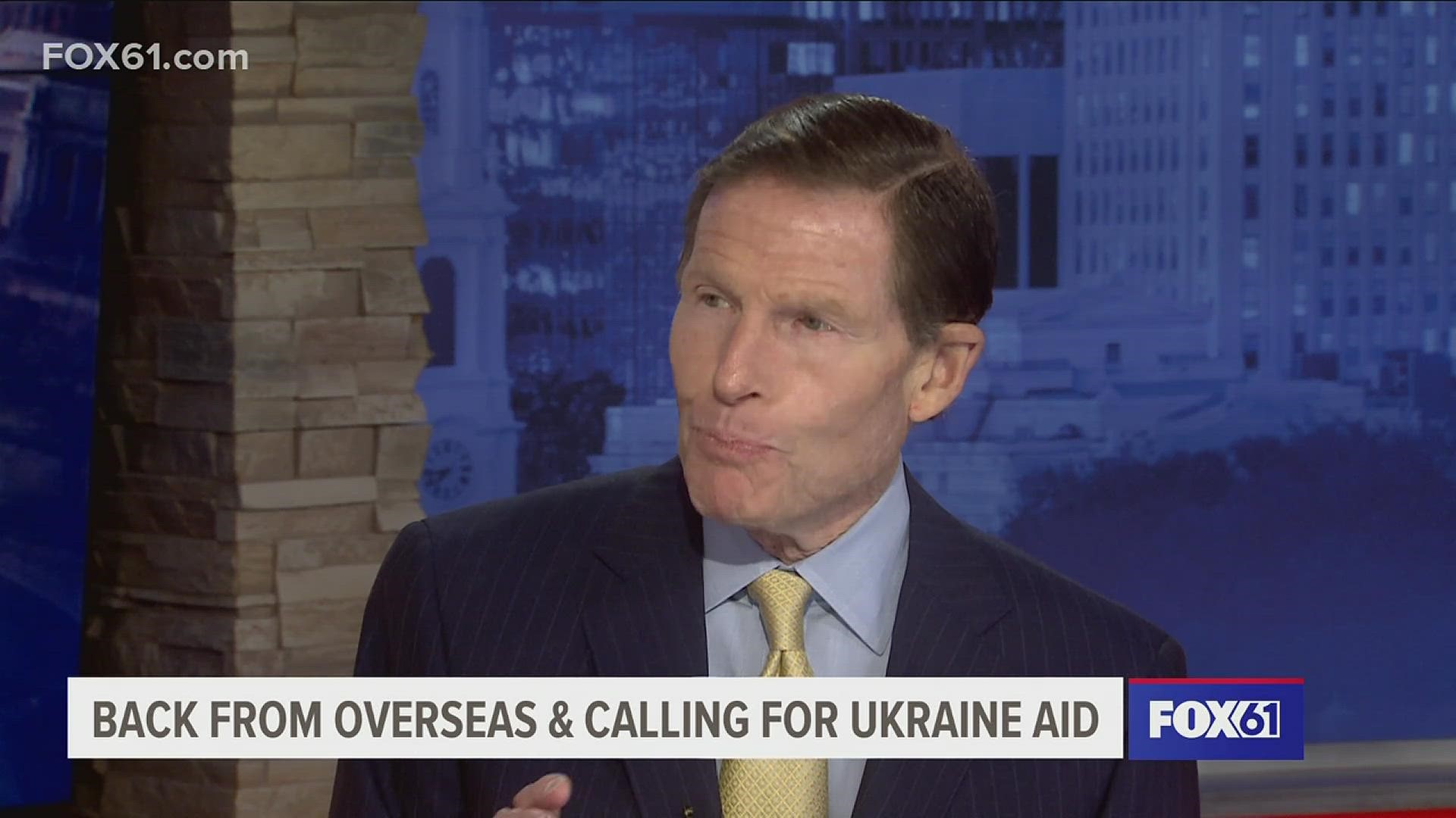 U.S. Sen Richard Blumenthal discusses the situation in Ukraine.