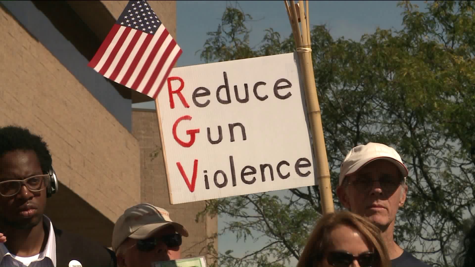 Protest against gun violence