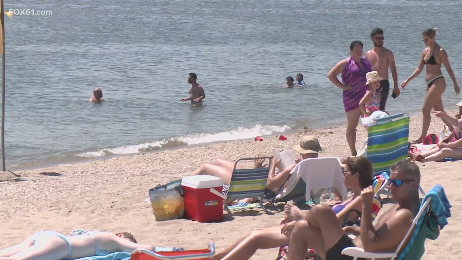 Connecticut officially experienced its first heat wave of the summer on Friday.