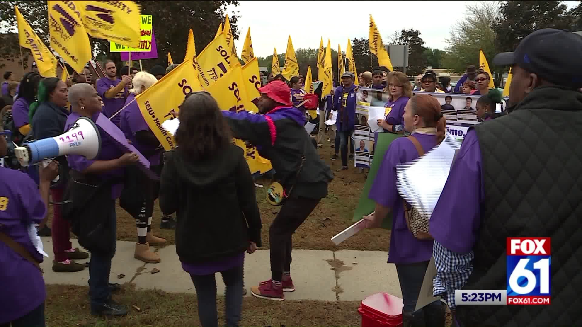 Home care workers action
