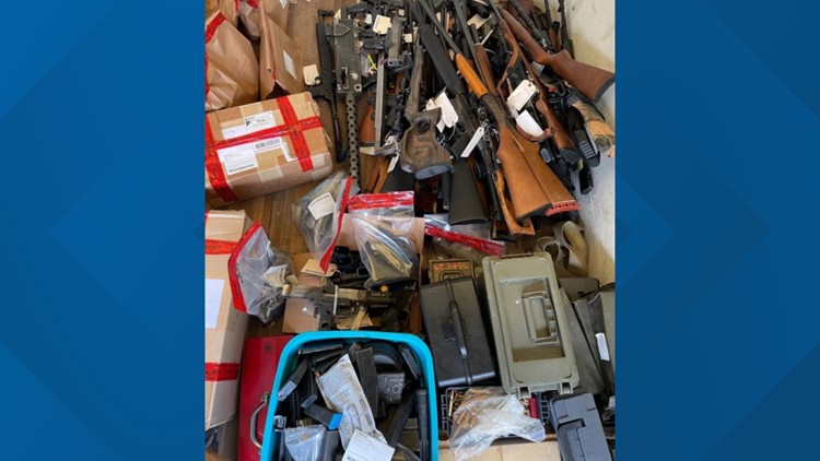 Firearms seized from New Britain Man