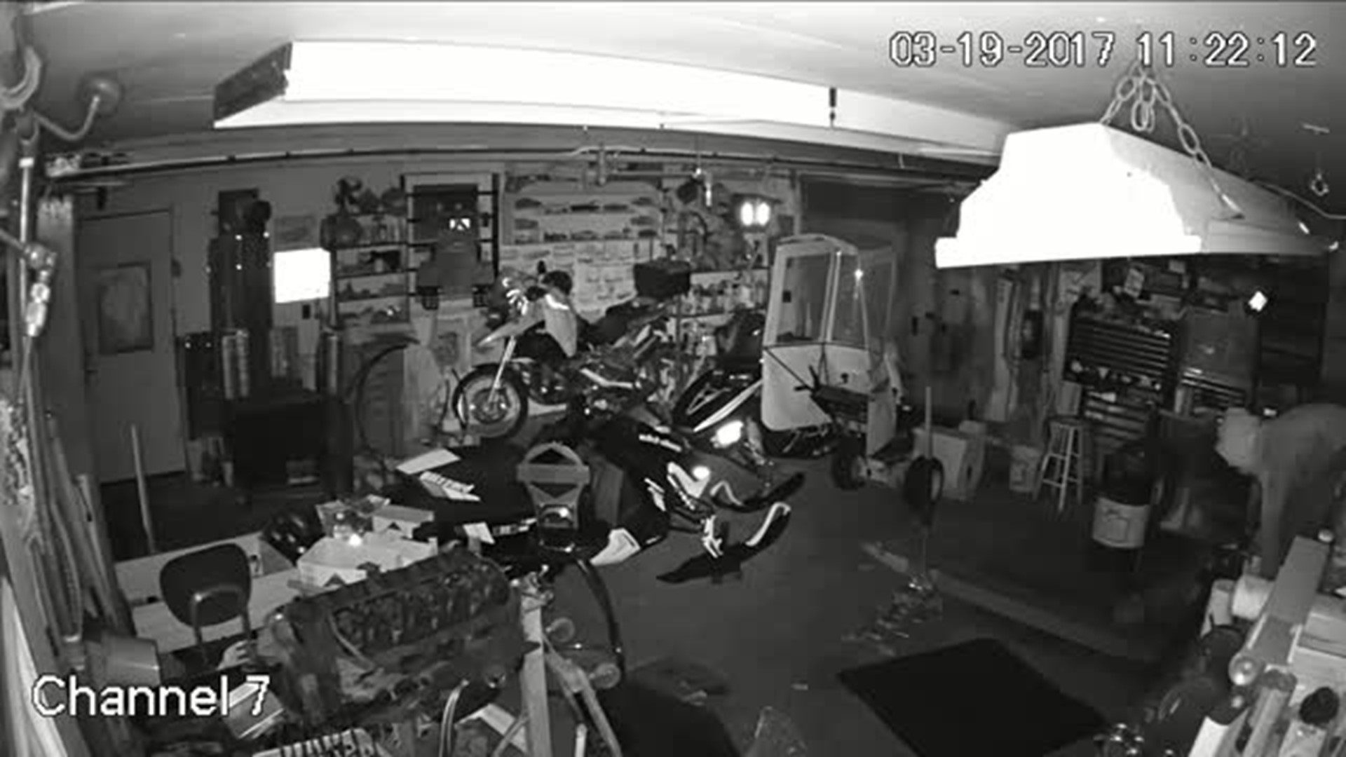 Wolcott dirt bike burglary